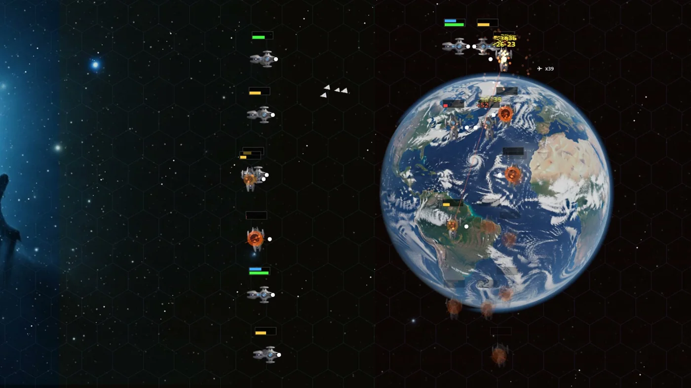 Battle damage in the combat replay