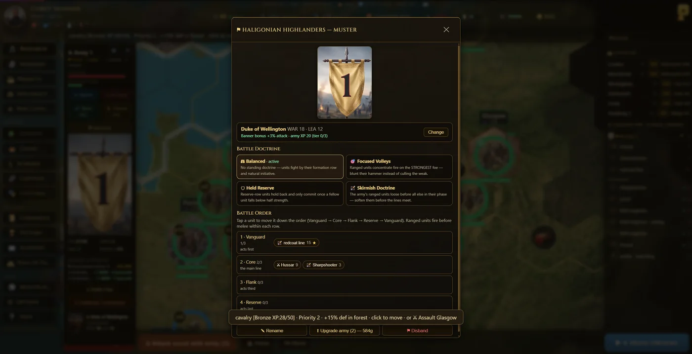Army command