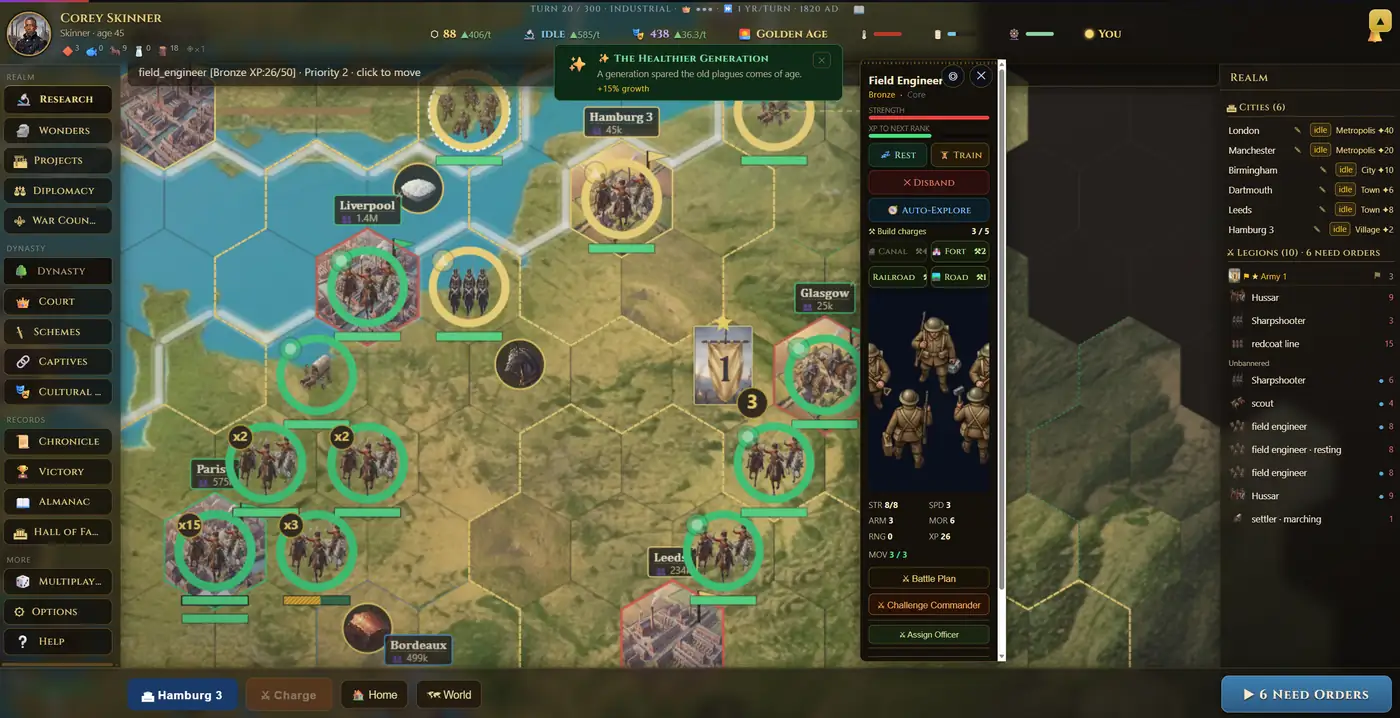 Unit roster